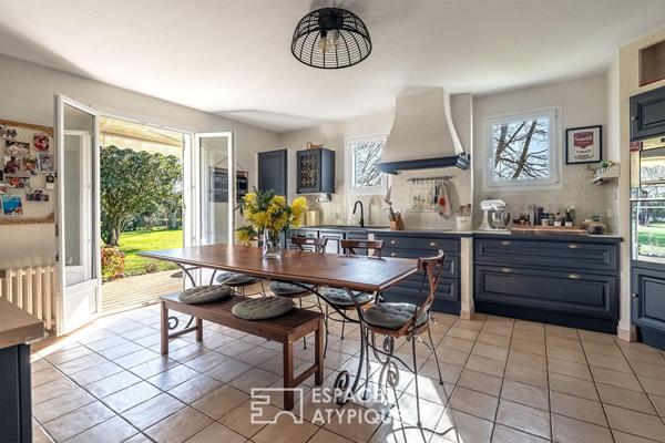 Résidence familiale avec piscine sur les collines de Bergerac