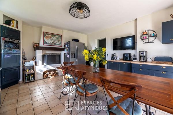 Résidence familiale avec piscine sur les collines de Bergerac