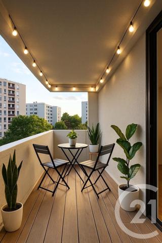 Appartement F3 à vendre  3 pièces - 66 m2 CRETEIL - 94