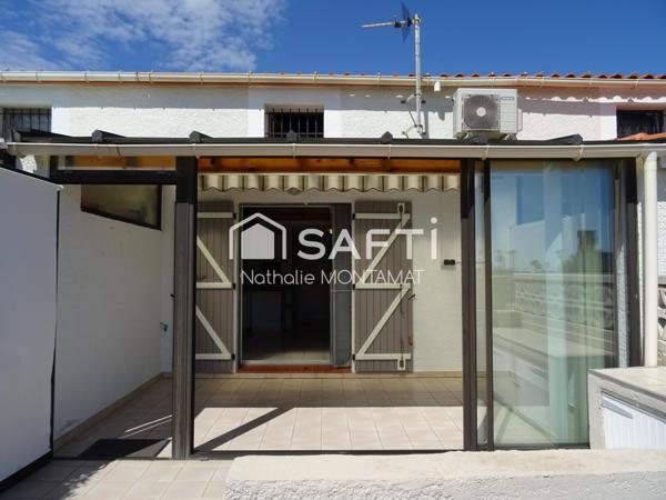 Barcarès Village, Pavillon de 47m²,Garage, Parking