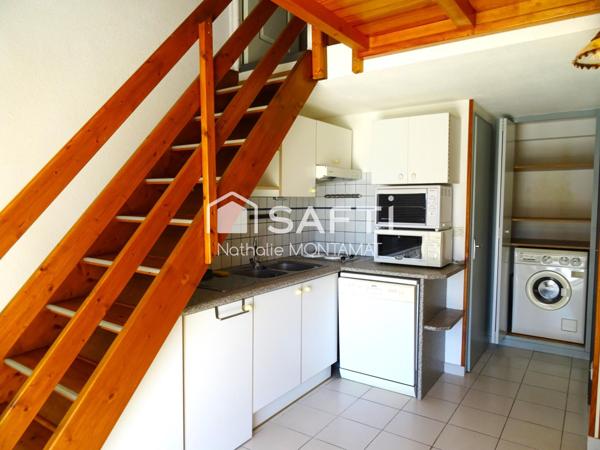 Barcarès Village, Pavillon de 47m²,Garage, Parking