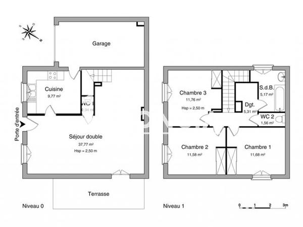 Location Maison 4 pièces 95.5 m² - 3 QUAI DE LA BOURBE Bourgoin-jallieu 38300