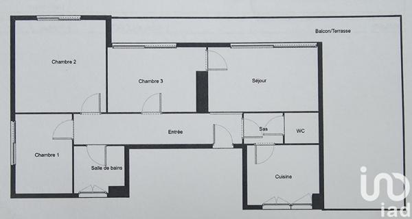 Appartement à vendre 4 pièces 89 m² Le Havre