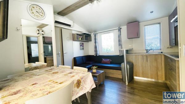 Mobilhome 3 chambres dans parc de loisirs 5 étoiles