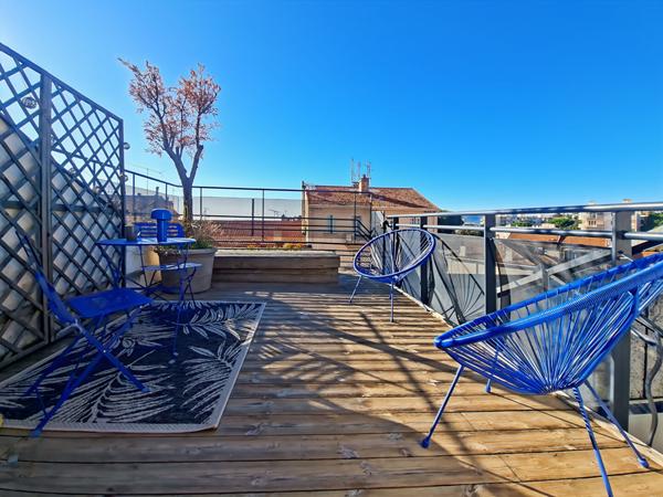 Appartement Cannes 2 pièces 75 m² habitable _ Duplex _ Loft New-Yorkais _ Terrasse _ aperçu mer