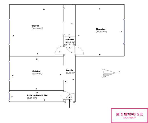 Appartement
                                                                                                                                                                                                                                                                                                                        2 pièce(s)                                                                                                                                                                                                          1 chambre(s)                                                                                                                                                                                                          36.13  m²