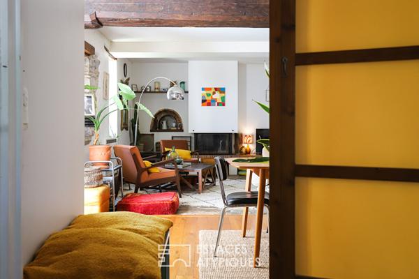 Appartement de charme de plain-pied dans une bâtisse du XVIIᵉ siècle