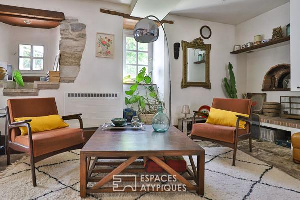 Appartement de charme de plain-pied dans une bâtisse du XVIIᵉ siècle