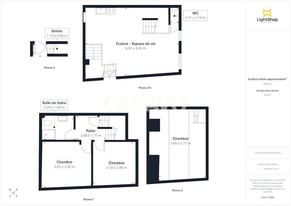 Vente Maison 4 pièces de 62m² - 95480 Pierrelaye
