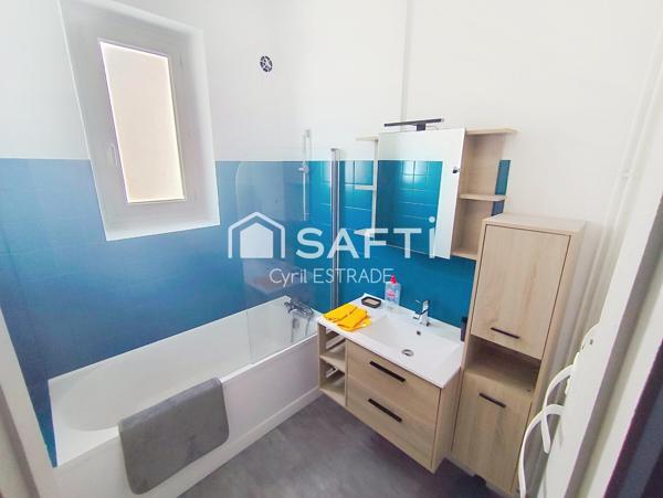 Investissement  98 m², 4 chambres, vendu meublé