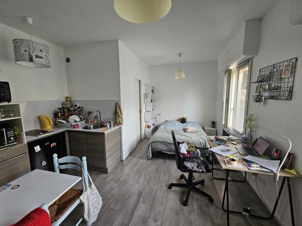 Poitiers, Promenade des Cours, studio meublé 24 m² avec parking