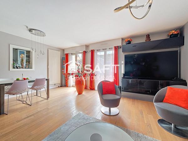 Bel appartement avec une belle vue, parking et cave