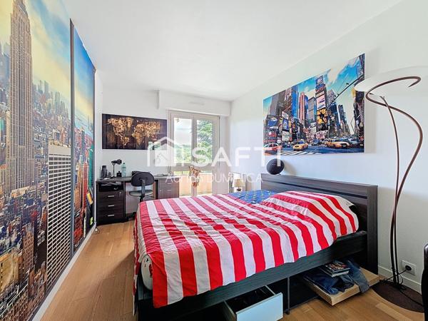 Bel appartement avec une belle vue, parking et cave