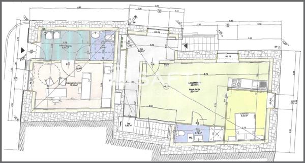 Immeuble de Rapport - Division en 3 Logements + 1 Local Commercial