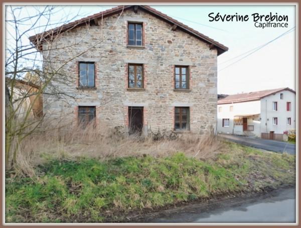 A vendre maison à rénover avec grange et terrain VISCOMTAT (63)