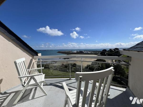 SAINT-QUAY-PORTRIEUX - SPACIEUX APPARTEMENT AVEC VUE MER IMPRENABLE