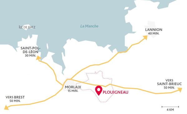 Terrain L'ALLÉE DES ÉCOLIERS Plouigneau | Lamotte