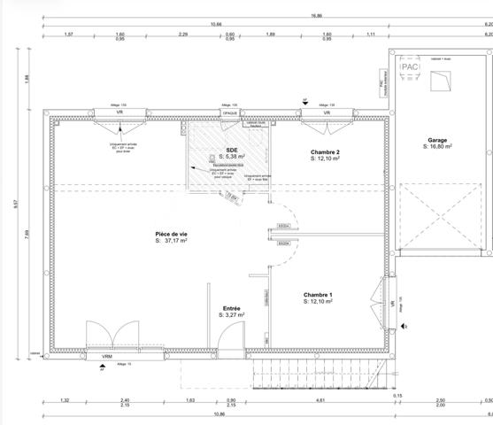 Appartement 3 pièce(s) 2 chambre(s) 70 m²
