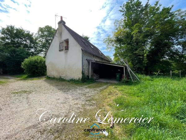 Maison à vendre  5 pièces proche de CONNERRE (72)Fermette en campagne 100 m² habitables, 3 chambres, terrain 6000 m², cavité souterraine