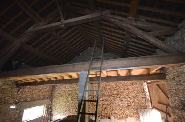 Proche de MONTMIRAIL (51) à vendre Maison en pierre de 5 pièces avec belles dépendances