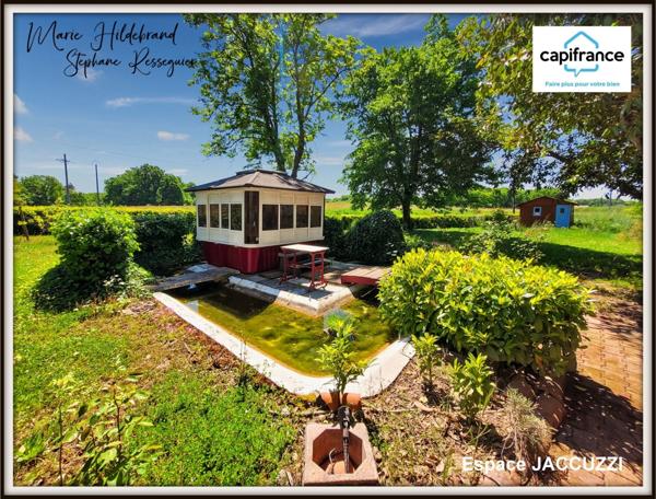 Maison style landaise - 7 chambres - 254m² habitable - jardin de plus de 5000m²