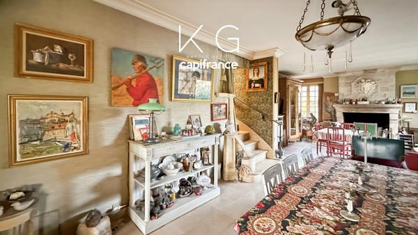 Maison de famille 230 m2 à vendre sur terrain de 3 700 m² piscinable, dépendances 326 m2, Gonneville-sur-Honfleur à 10 min d’Honfleur et 20 min de Deauville