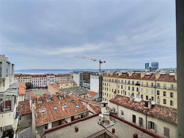 Marseille (13002) Studio 35 m² – Dernier étage avec vue mer