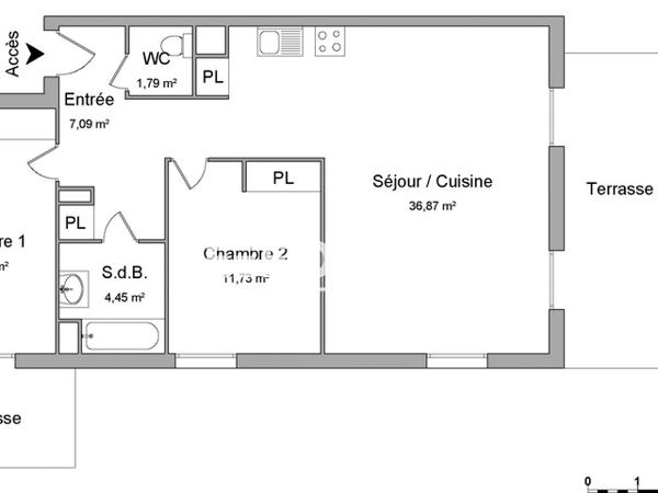 Location Appartement 3 pièces 75.75 m² - 4 BIS PASSAGE PAUL VALERY Colomiers 31770