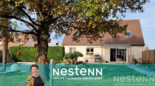 Maison familiale 6 pièces avec piscine chauffée, garage, jardin de 800 m², Le Mans Métropole - Saint Georges du Bois