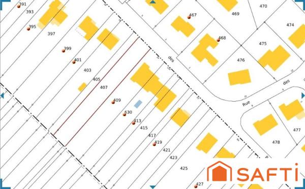 Terrain à PORCELETTE 1033m2