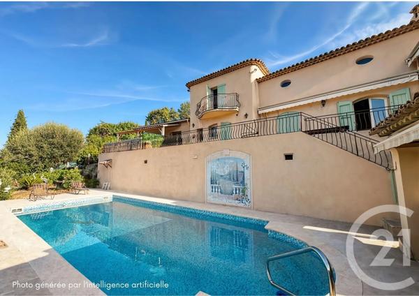 Maison à vendre  4 pièces - 162,84 m 2   LE ROURET  - 06