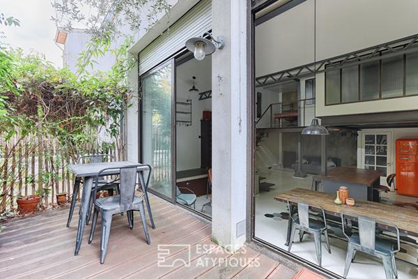 Loft en duplex avec terrasse