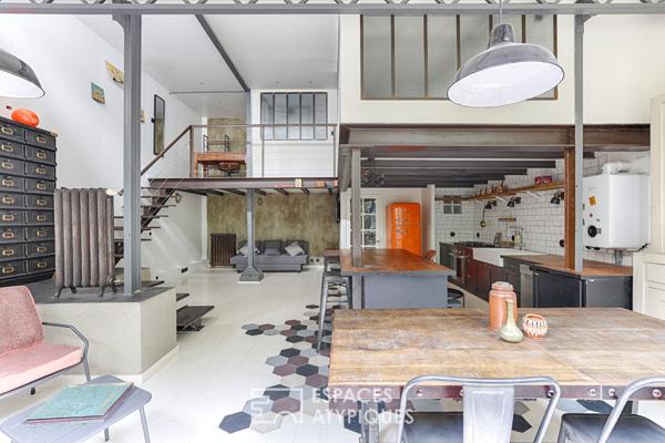 Loft en duplex avec terrasse