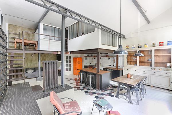 Loft en duplex avec terrasse