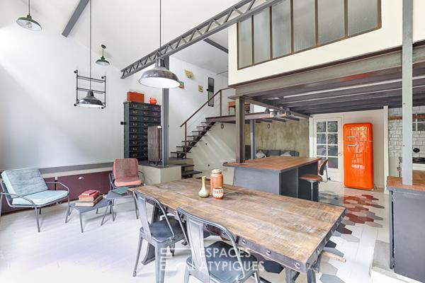 Loft en duplex avec terrasse