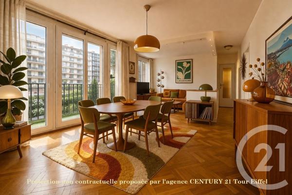 Appartement à vendre  4 pièces - 76,43 m2 PARIS - 75015
