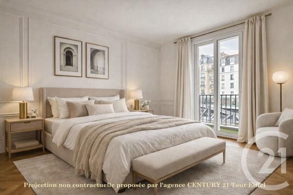 Appartement à vendre  4 pièces - 76,43 m2 PARIS - 75015