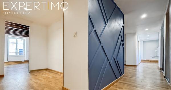 À vendre appartement 125 m² proche centre-ville, 3 ch (possibilité 4), peu de charge de copropriété