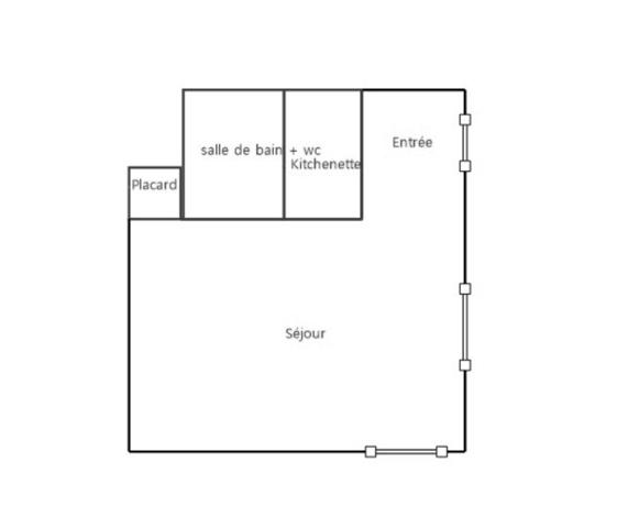 Appartement 1 pièce - 24 m²