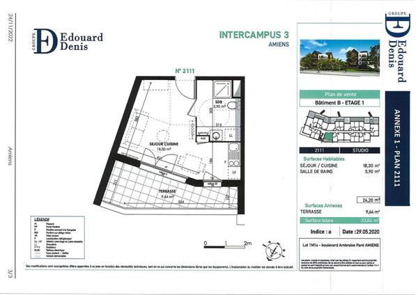 Achat 1 Pieces 24 80000 Amiens sts1723