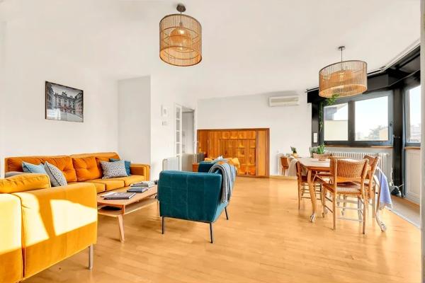 Grand T3 lumineux, Parking, local à vélos & cave Toulouse centre