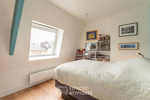 Duplex rénové avec parking en centre ville
