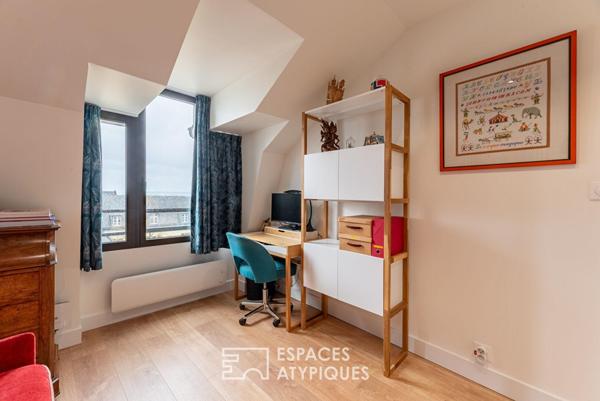 Duplex rénové avec parking en centre ville