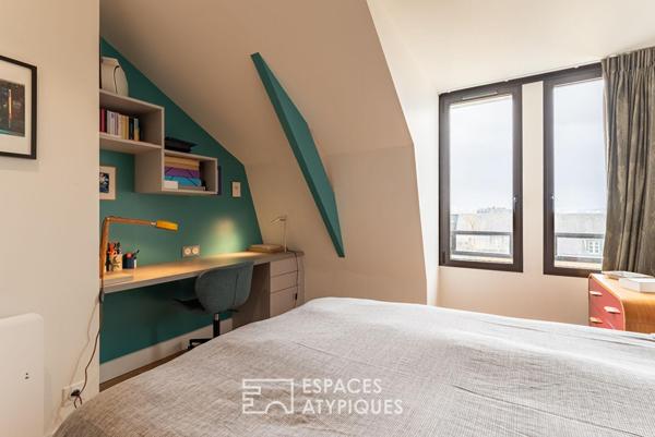 Duplex rénové avec parking en centre ville