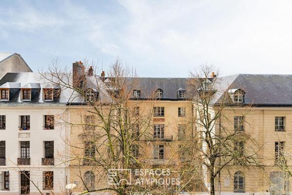 Duplex rénové avec parking en centre ville