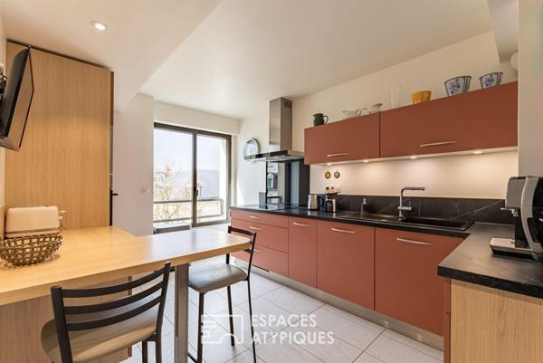 Duplex rénové avec parking en centre ville