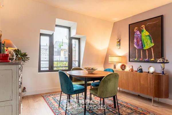 Duplex rénové avec parking en centre ville