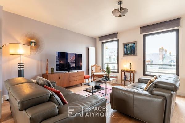 Duplex rénové avec parking en centre ville
