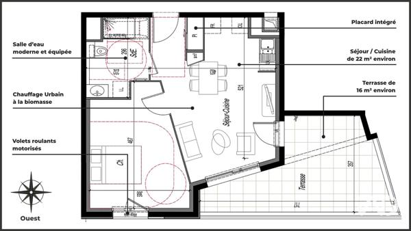 Appartement à vendre 2 pièces 42 m² Clermont-Ferrand