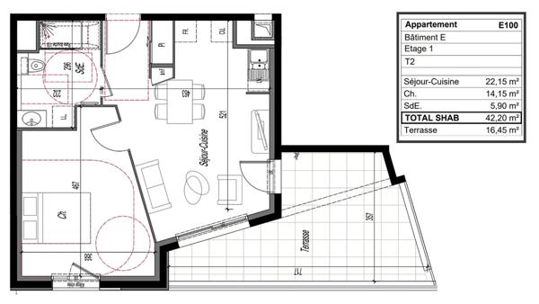 Appartement à vendre 2 pièces 42 m² Clermont-Ferrand